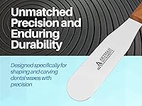 Vista 2 de ARTMAN INSTRUMENTS Espátula de laboratorio dental – 8 pulgadas 11R recto juego de 3 – herramientas de mezcla de yeso y alginato de acero inoxidable