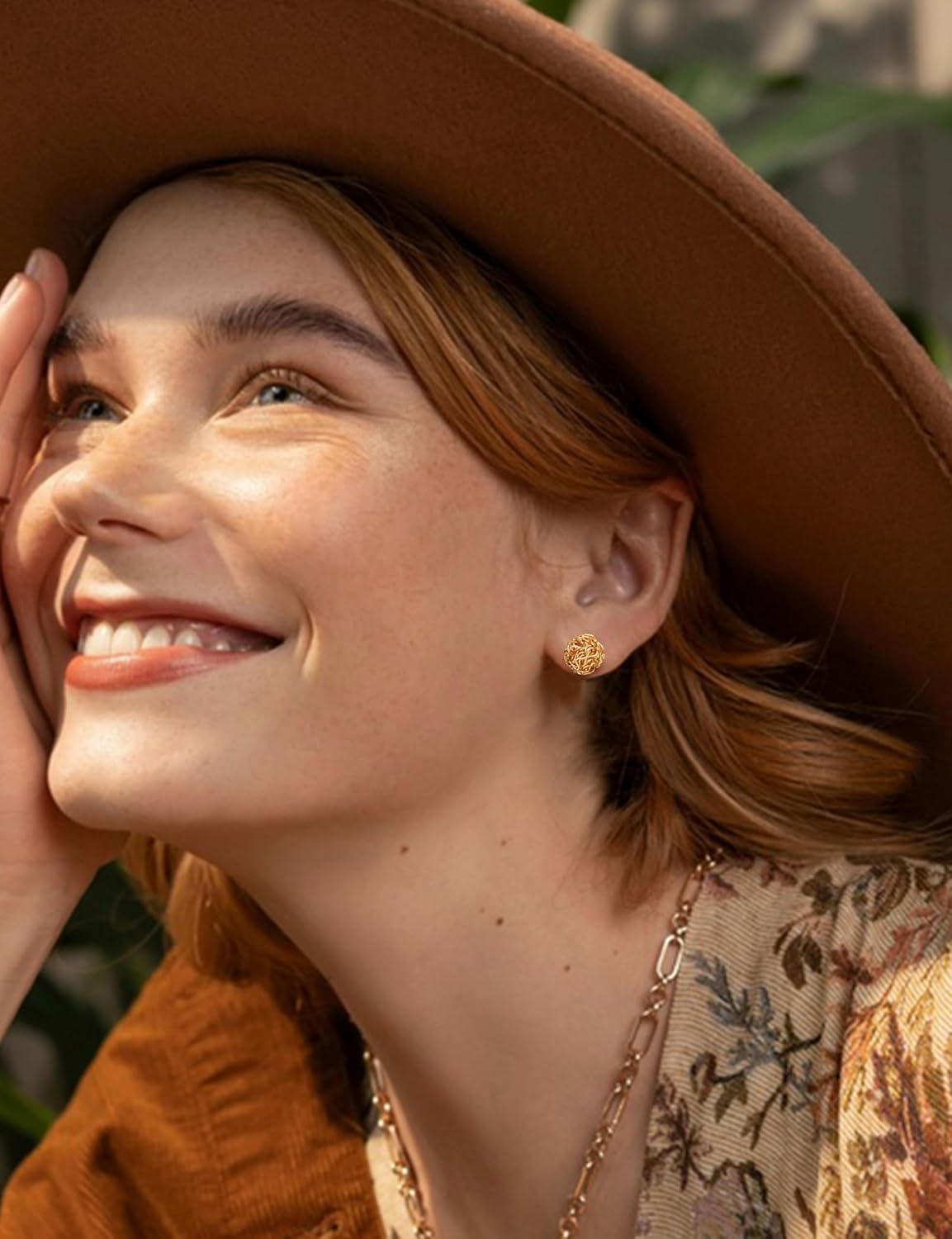 FIBO STEEL 10 Pairs Clip Earrings for Women Clip On Earrings for Non Pierced CZ Flower Simulated Freshwater Pearl Twist Knot Clip Earrings Sets Gold Silver Tone - Image 3