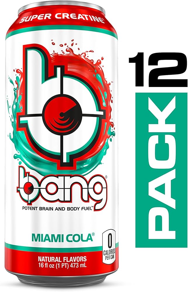 Bang Miami Cola Energy Drink, 0 Calories ... - Amazon.com