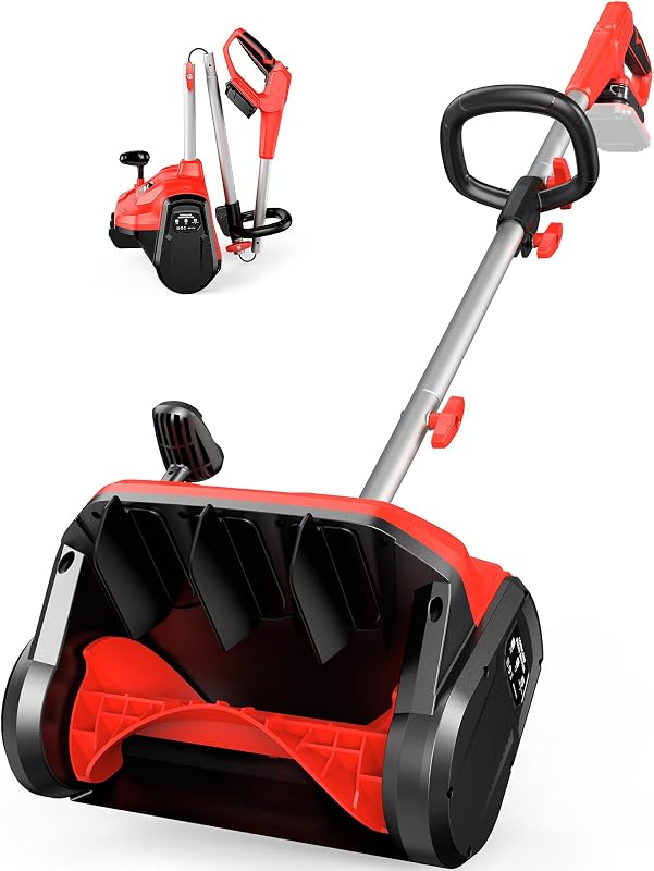 13"Cordless Snow Shovel Compatible with Milwaukee