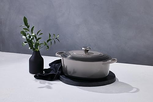 Miniatura 6 de Le Creuset Horno holandés ovalado de hierro fundido esmaltado, 5 cuartos de galón, Ostión