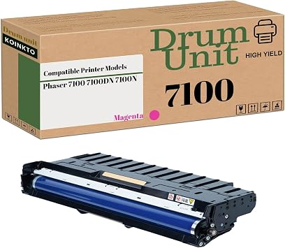Compatible 108R01151 108R01148 Imaging Unit for Xerox Phaser 7100 7100N 7100DN Printer, Drum Cartridge 24000 Pages 1 Pack Magenta