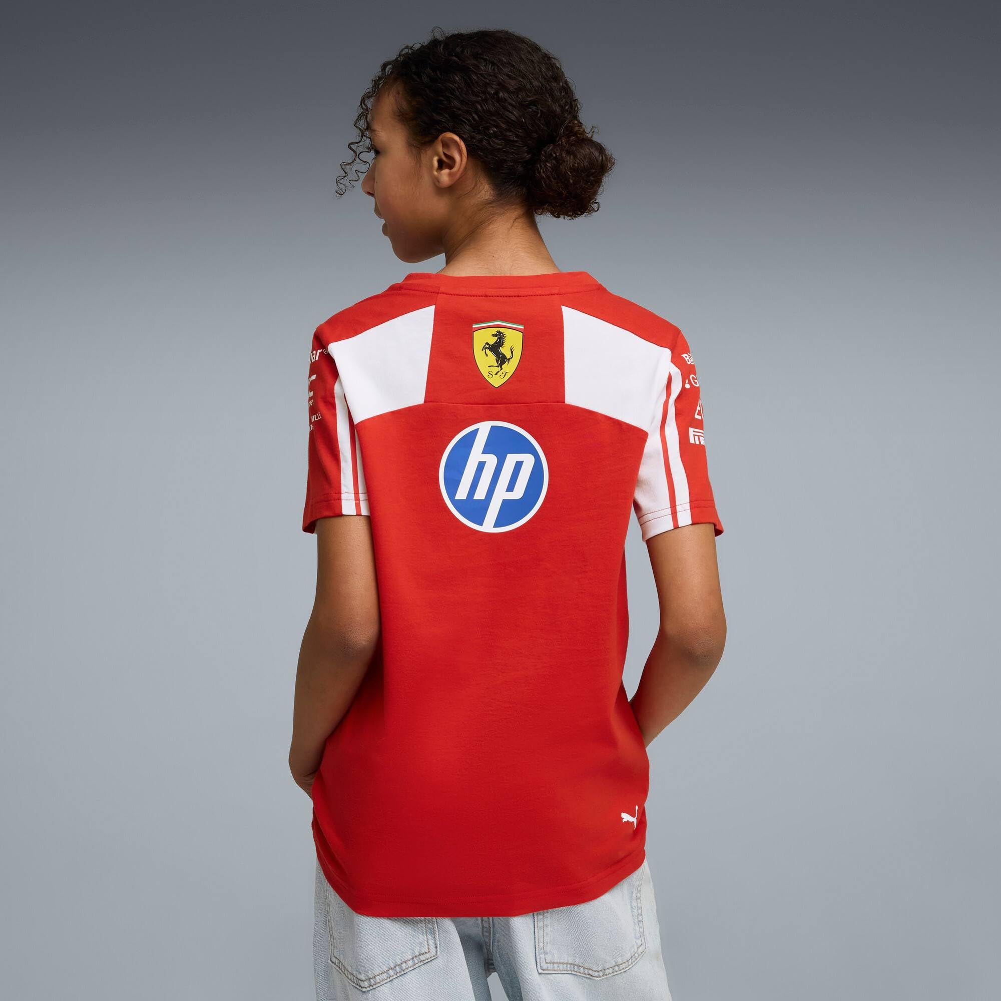 PUMA Scuderia Ferrari F1 2026 Camiseta del Equipo para niños - Rojo