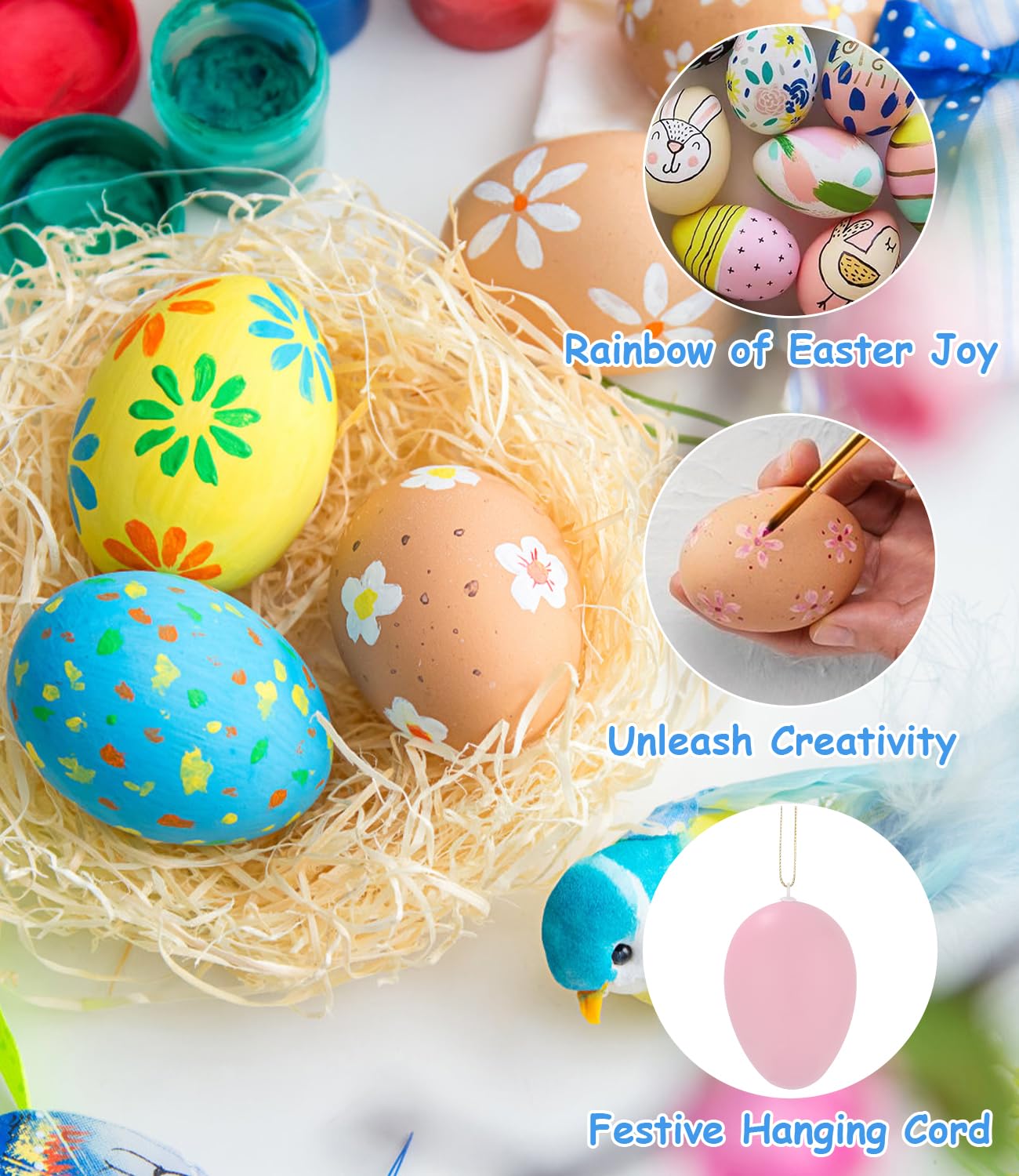 Huevos Caza Pascua 24 Huevos Pascua Rellenables 8x6cm - Huevos De Plástico Para Dulces Y Sorpresas Pack 24 Huevos Reutilizables