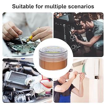 1/2pcs Electrical Grease - Conductive Paste Automotive, Conductive Greases Electrical Connections, Copper Anti-Seize Compound Greasee, High Temperature Tune Up Greasse for Electronics