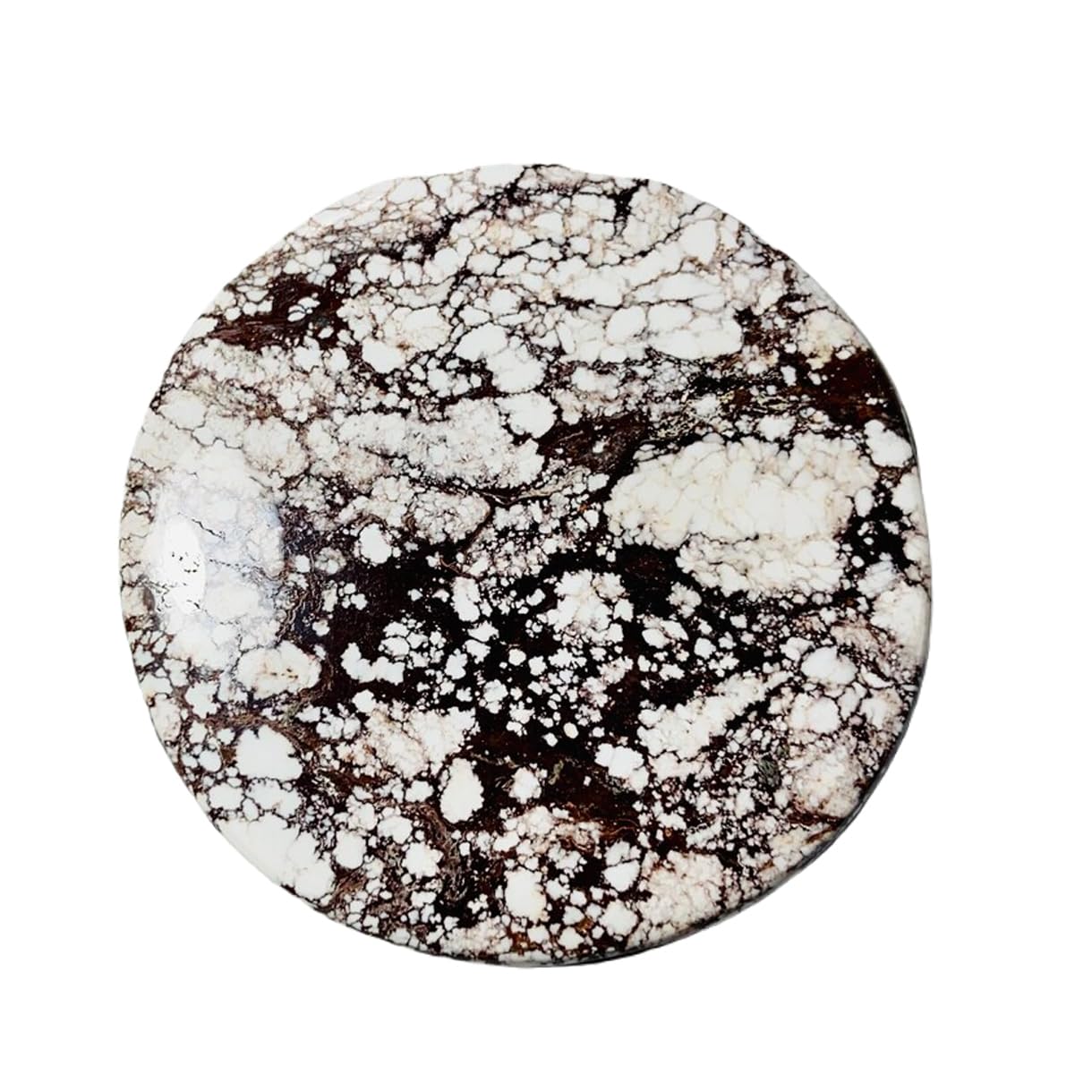 Cabochon magnésite cheval sauvage rond 62mm pour création de bijoux DIY - 8