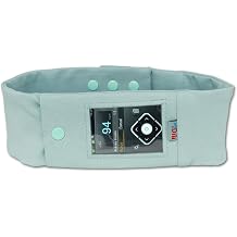 Waist Belt Belly Band Pouche for Insulin Pumps UNI - Light Blue myDili Diabetic Size 70cm - 75cm