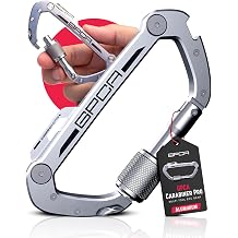 GPCA Carabiner Keychain Clip, Key Organizer, Key Ring, Car Key Holder, Multi-Tool EDC Gear, Bottle Opener Included
