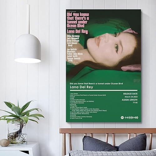 Miniatura 5 de Póster de Lana Del Rey The Album Cover Poster Album Art Decor Painting Estética Arte de Pared Lienzo para Decoración de Dormitorio 12 x 18 pulgadas