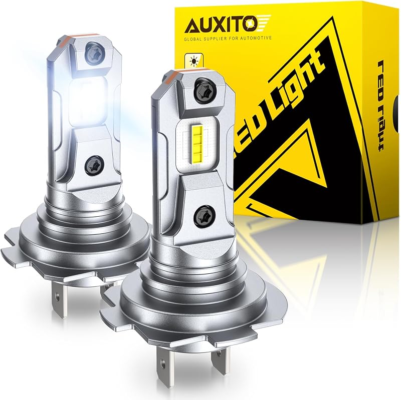 Lâmpadas H7 AUXITO brancas 6500K para farol automotivo – 2 unidades