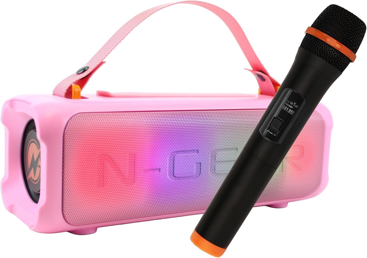 N-Gear LGP Blazooka 703 Pink Enceinte Bluetooth Portable Karaoké de Fête