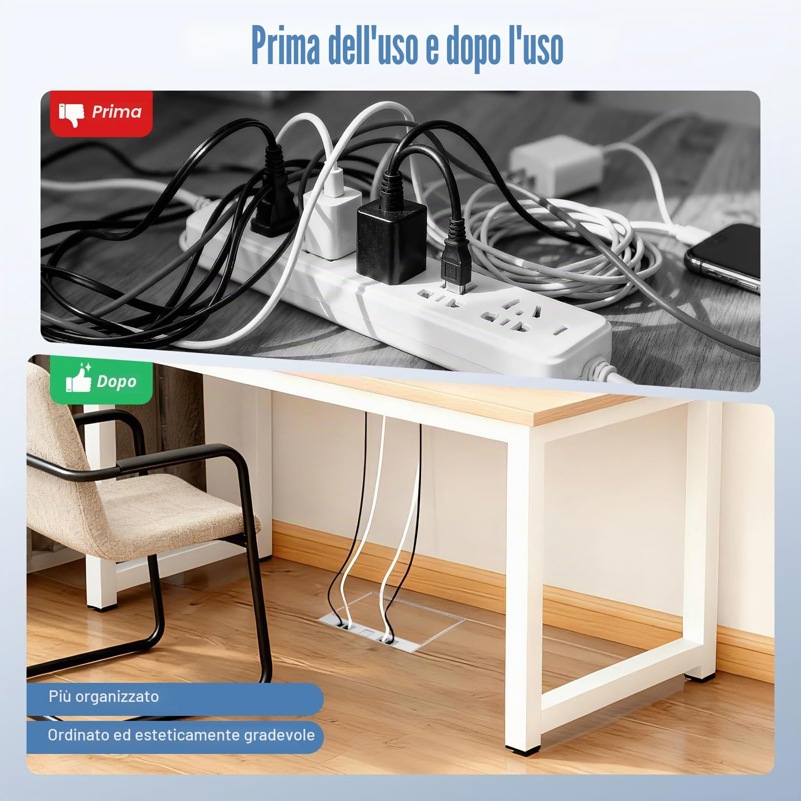 Presa da pavimento 16 A, 3 prese, scatola di presa da incasso a pavimento, impermeabile e antipolvere, per cucina, soggiorno, ufficio, sala riunioni, 4000 W/10 A/240 V, acciaio inox