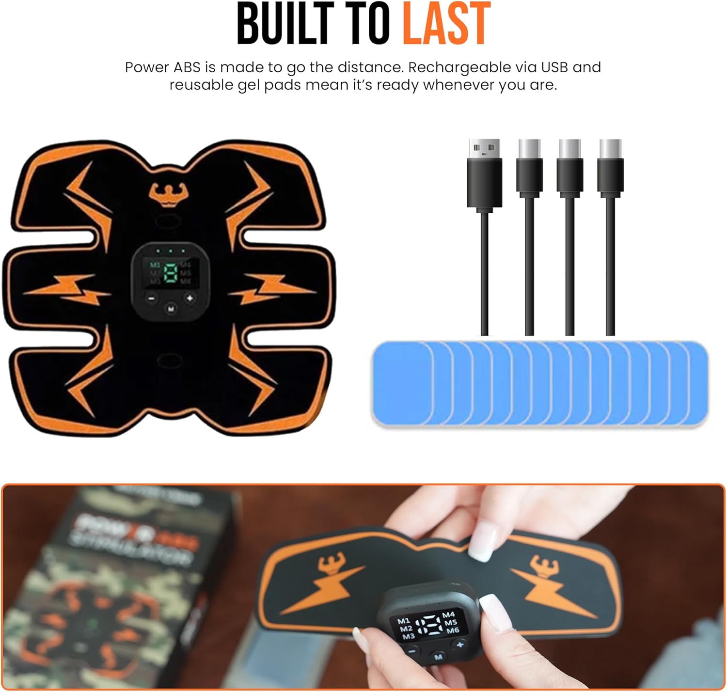 Tonicgympro® - Power Abs Stimulator: Wearable Core Exerciser...