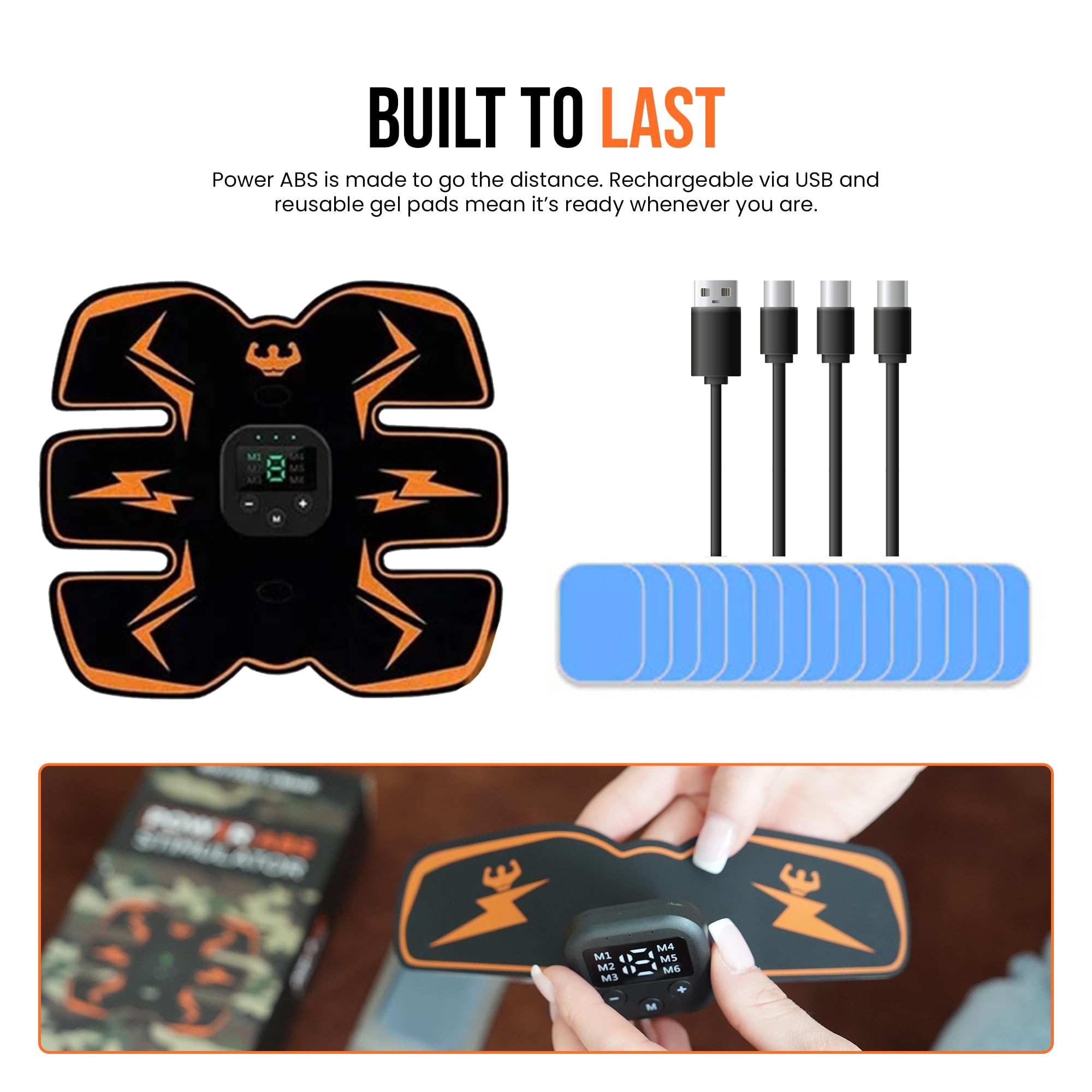 Amazon.com: TonicGymPro Wearable Core Exerciser Pad Rechargeable