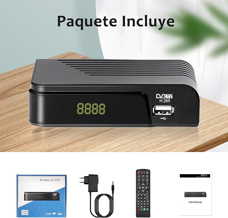 YOYOPOW DVB-T2 HD vevő HEVC H.265 földi digitális tuner