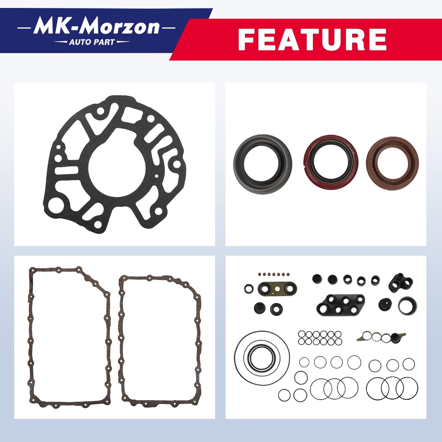 6L90 6L90E 6L80 6L80E Transmission Master Rebuild Kit with Gaskets Friction Filter Compatible with Cadillac Escalade Chevy Silverado Suburban Express GMC Sierra Savana 1500 2500 3500 Yukon Hummer H2
