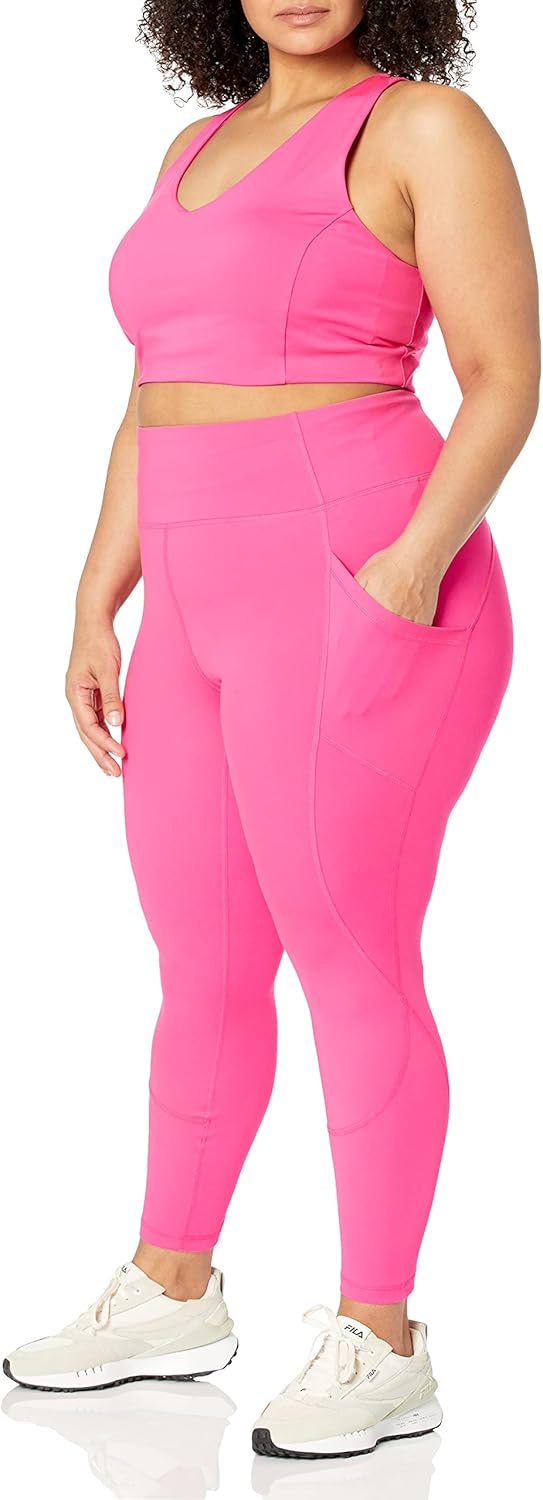 Amazon Essentials Women's Active Sculpt Workout High Rise Full Length Leggings with Pockets (Available in Plus Size) - Image 7