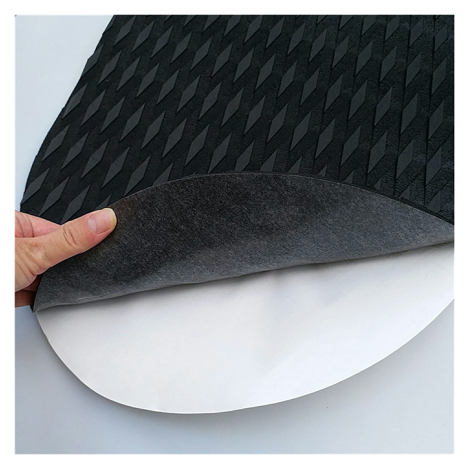 EVA Traction Pad 6pcs Back Deck Pads for Surfboard Longboard Kiteboard Outdoor Water Sports Surfing Deck Grip (Color : Grey)