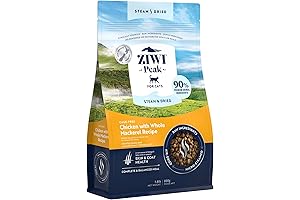 Ziwi Peak Steam & Dried Cat Food
– Cage-Free Chicken with Mackerel Recipe
