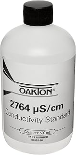 Oakton WD-00653-20 Conductivity Standard Calibration Solution, 2764 microsecond, 1 Pint Bottle