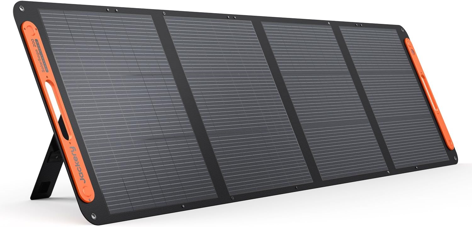 Jackery SolarSaga 200, 200W Solarpanel faltbares Solarmodul für Explorer 1000 v2
