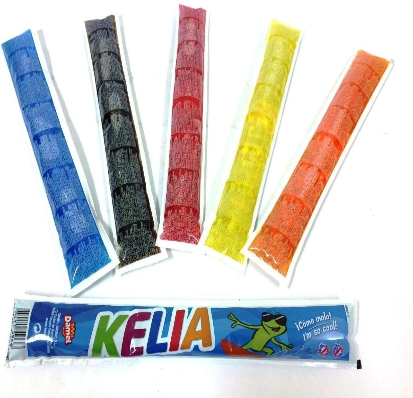 Polos Flash Kelia SIN AZUCAR - 60 Unidades de Flash - Polines Flax Sin Azucar - 5 Sabores: Fresa, Cola, Naranja, Limon y Frambuesa - Polos Kelia Sin Azucar — view 6