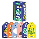 Mudpuppy ABCs of The Earth - Ring Flashcards 26 Durable Double Sided Alphabet Ecological Cards and Reclosable Ring with Colorful Art for Age 1+ Perfect for Preschool Or Travel for Teachers and Parent