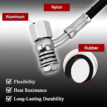 25CM Universal Brake Line/Hose Extension/Extend Connector,Motorcycle Spare Parts fits for most motorcycles, dirt bikes, ATVs, scooters,Honda, Yamaha, Kawasaki, Suzuki