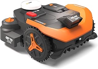Landroid Vision Cloud Robot Lawn Mower, No Perimeter Wire Robot Mower for 1/4 Acre, AI Obstacle Avoidance and RTK Cloud Navigation, 30% Slope, Auto Mapping, App Control, Cut-to-Zero, WR310.1
