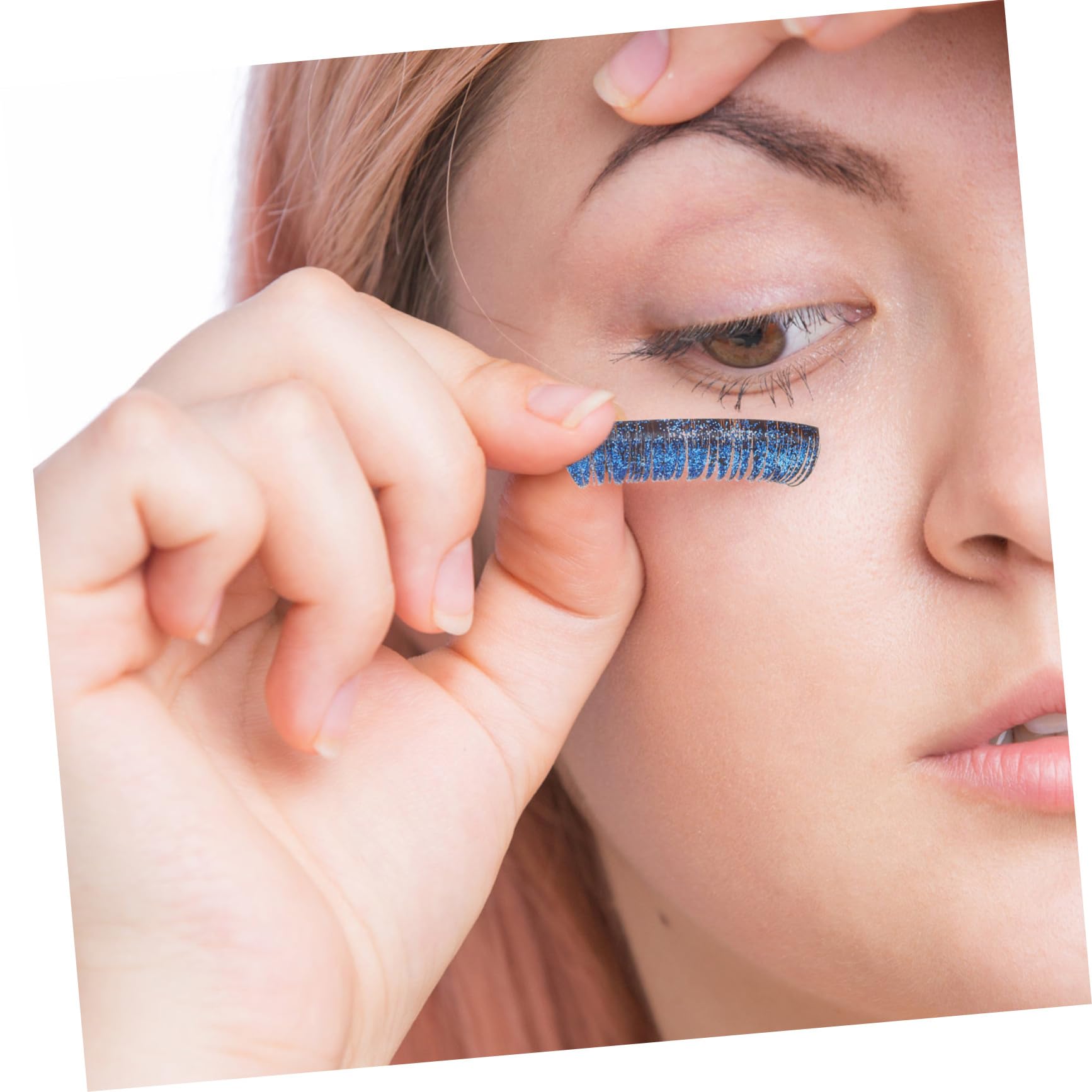 minkissy Ciglia Glitteraye 30 Paia Glitter Ciglia Finte Extension Ciglia Glitterate Estensioni Delle Ciglia Finte Estensione Delle Ciglia Colorate Ciglia Con Pelliccia Colorata Ciglio Fibra