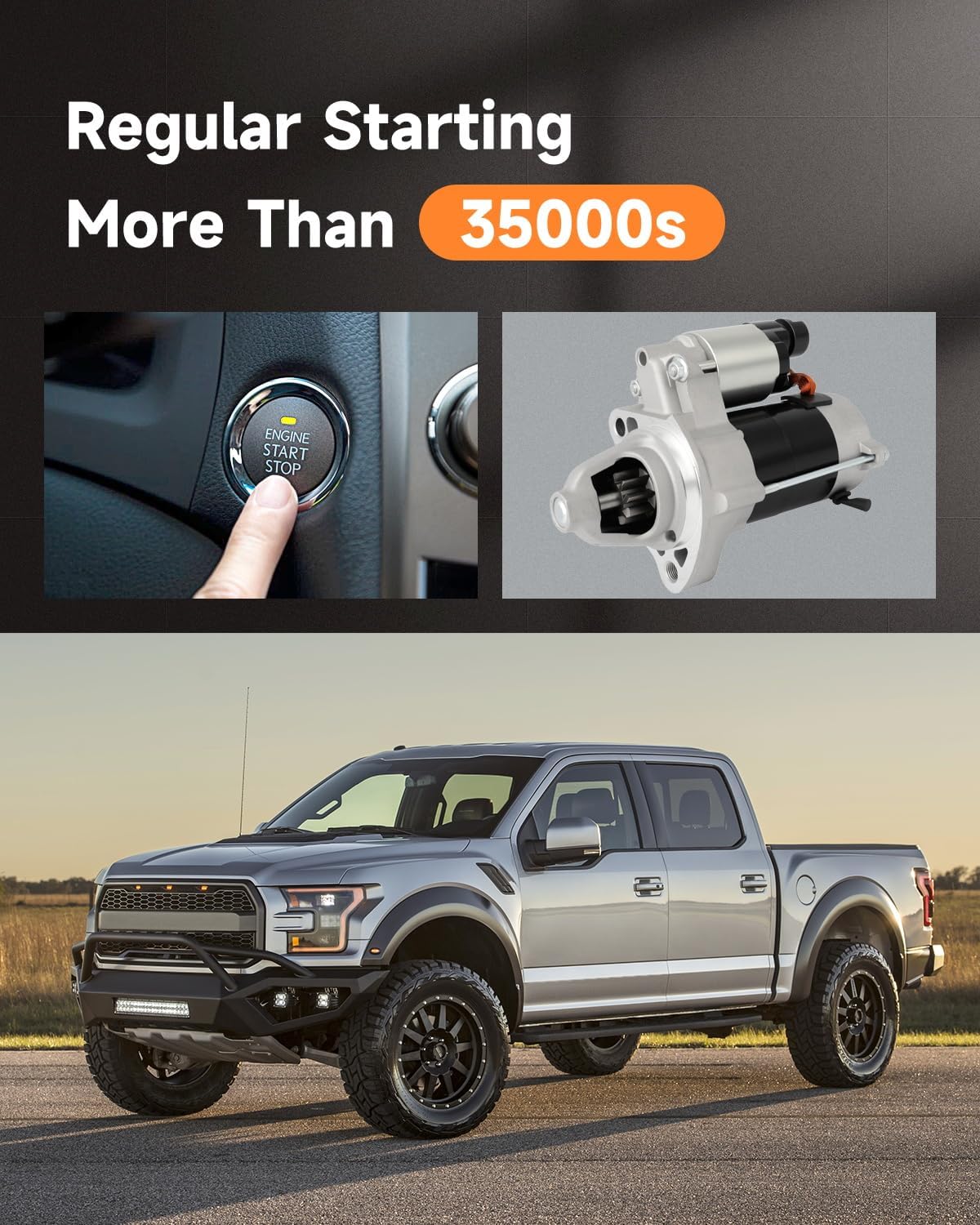 OCPTY Starter Fit for Honda Fit 2009-2014 Replace 428000-5410 31200-RB1-003