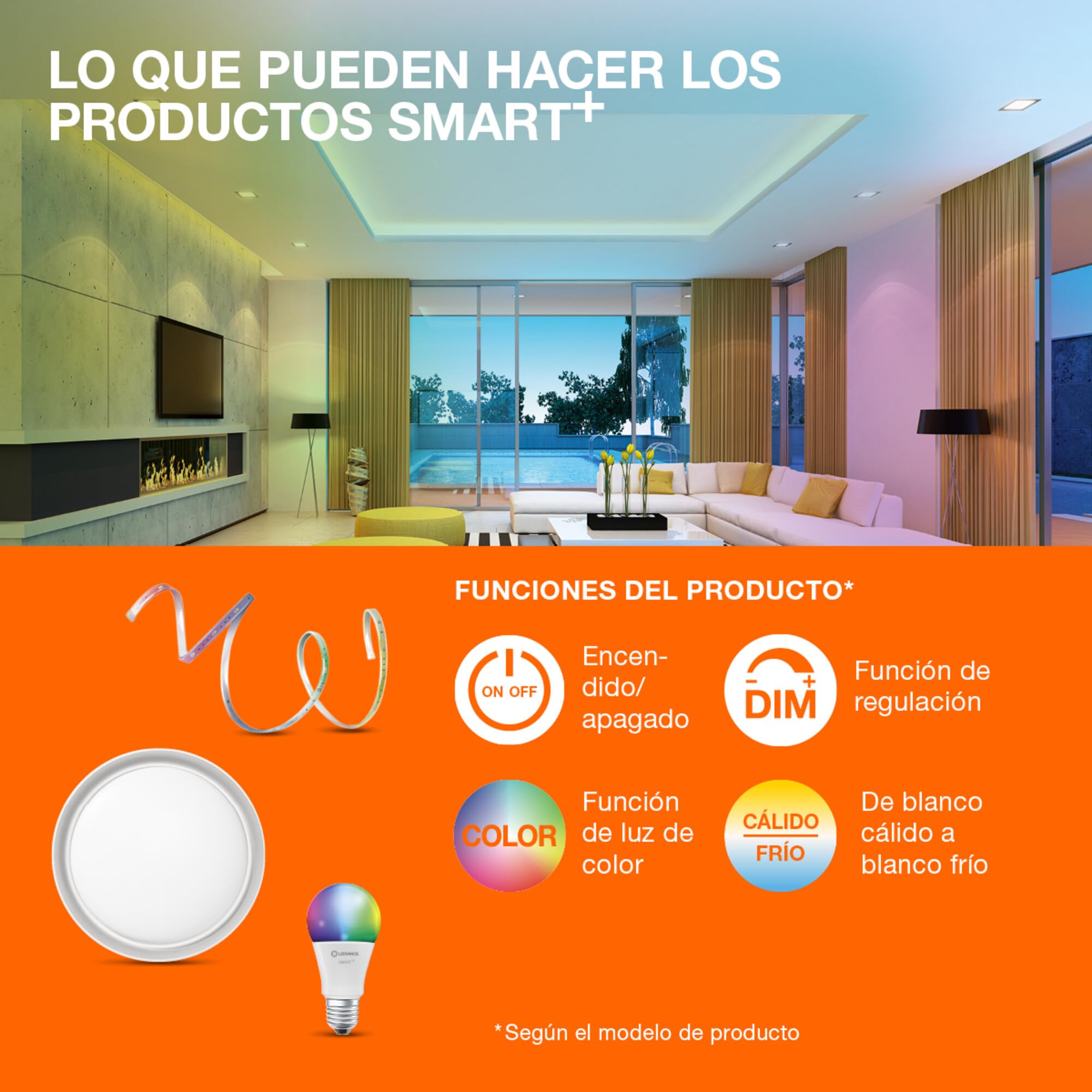 OSRAM Bombilla SMART LED A60 forma E27 9W ZigBee Tunable White
