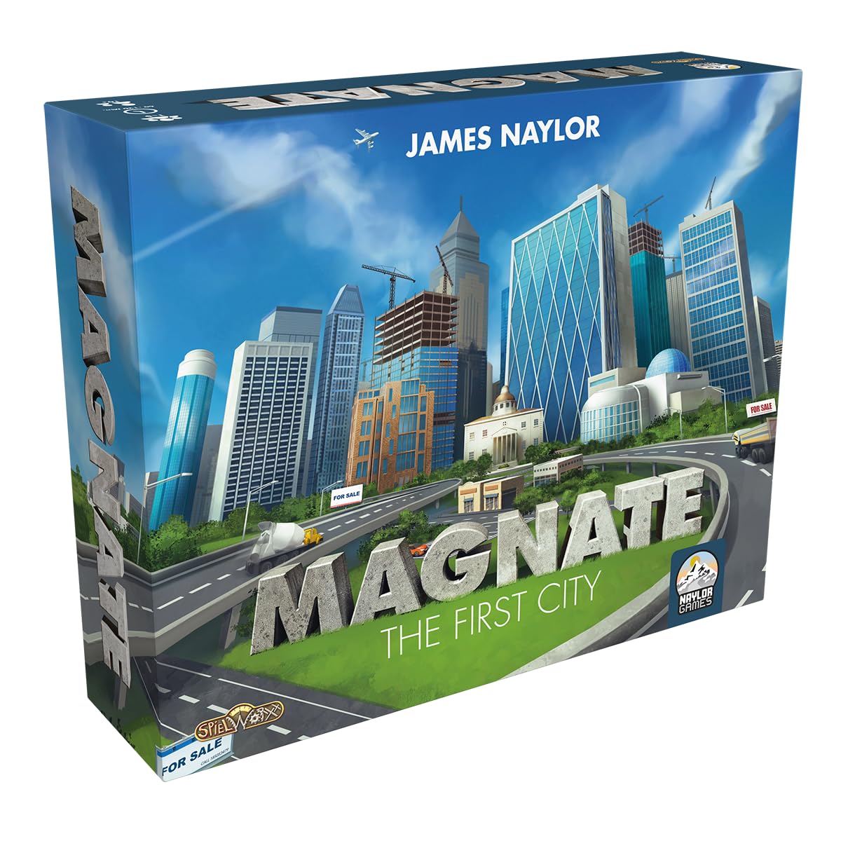 Spielworxx, Magnate: The First City, Kennerspiel, Strategiespiel, 1-5 Spieler, ab 10+ Jahren, 60-120 Minuten, Deutsch