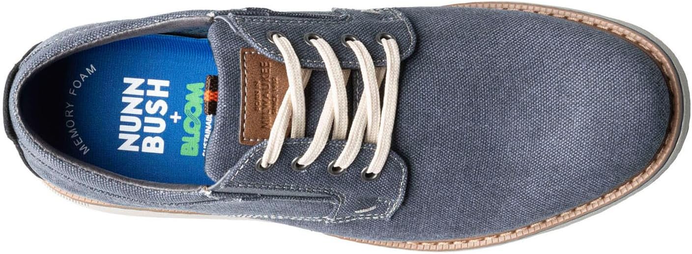 Nunn Bush Men's, Otto Canvas Plain Toe Oxford - Image 7