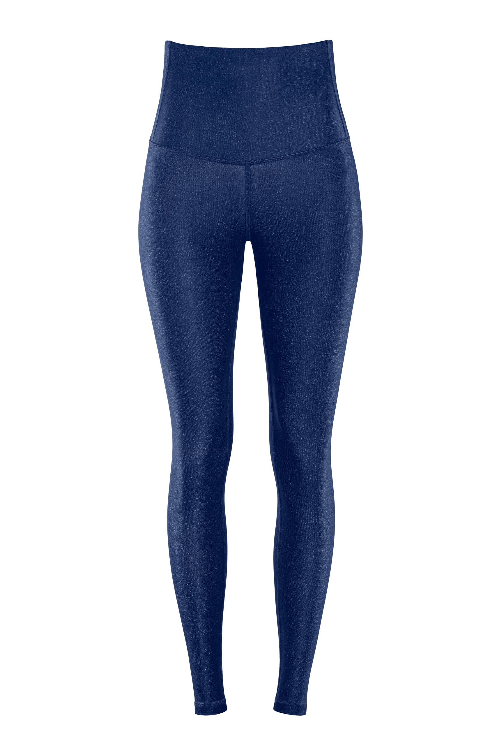 WINSHAPE Functional Comfort Tights Hwl117c “high Waist” Im Jeans Style Mit V-shape Applikation Und Core-bund - Leginsy Kobiety