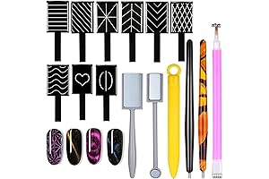 15 Pcs Cat Eye Nail Magnets Pens Cat Eye Effect Magnet Stick...
