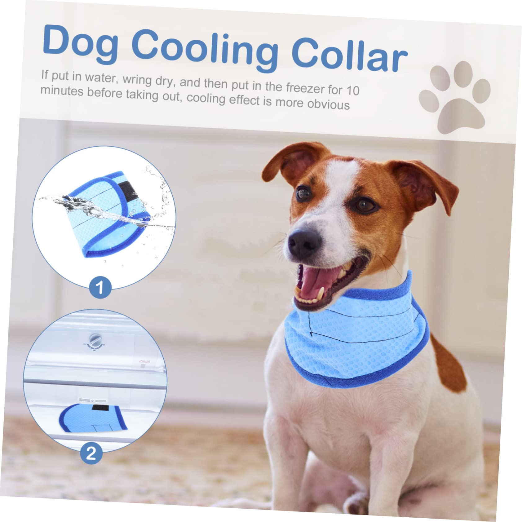Toddmomy Lot De 5 Foulards Rafraîchissants pour Animaux De Compagnie Bandanas pour Chien Et Chiot en Tissu Respirant
