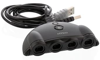 Nyko Retro Controller Hub Plus 4 Port Gamecube Controller Adapter with Turbo and Home Button for Nintendo Switch 87274
