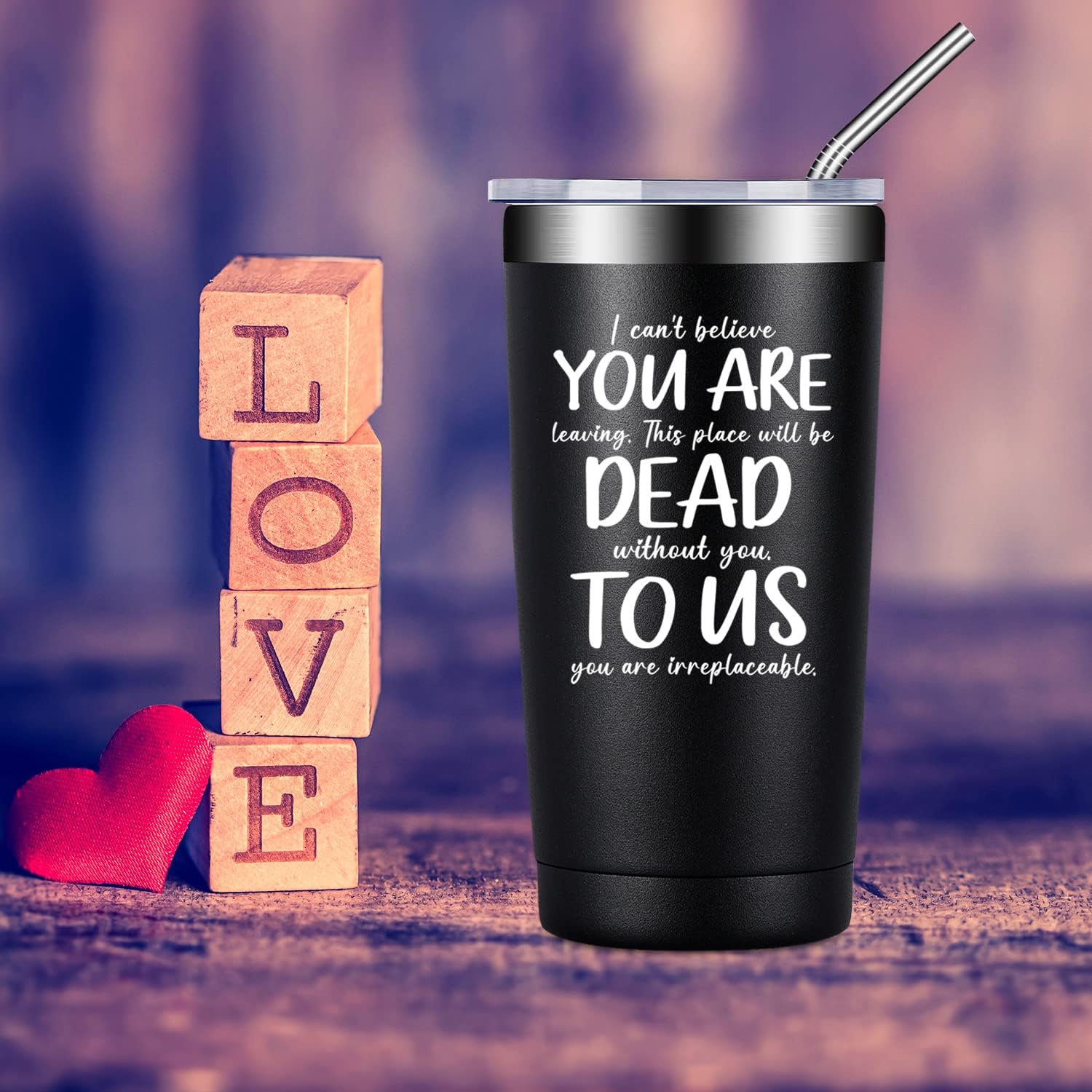 Fufandi Going Away Gift for Coworker - Coworker Leaving Gifts for Women - Farewell, New Job, Goodbye, Good Luck Gifts for Coworkers, Colleague, Boss - Tumbler Cup - Image 5