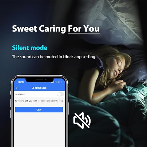 Miniatura 4 de CATCHFACE - Cerradura inteligente, cerradura de puerta con huella digital habilitada para Bluetooth y pantalla táctil, cerradura inteligente TTLock,