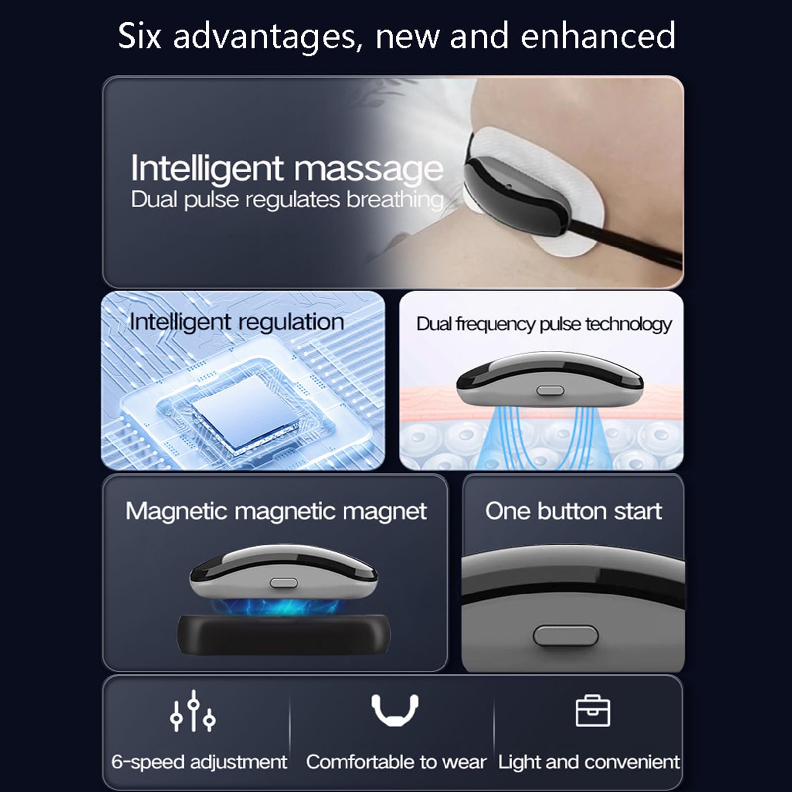 Amazon.co.jp: スマートいびき防止睡眠時無呼吸症候群緩和EMSデバイス