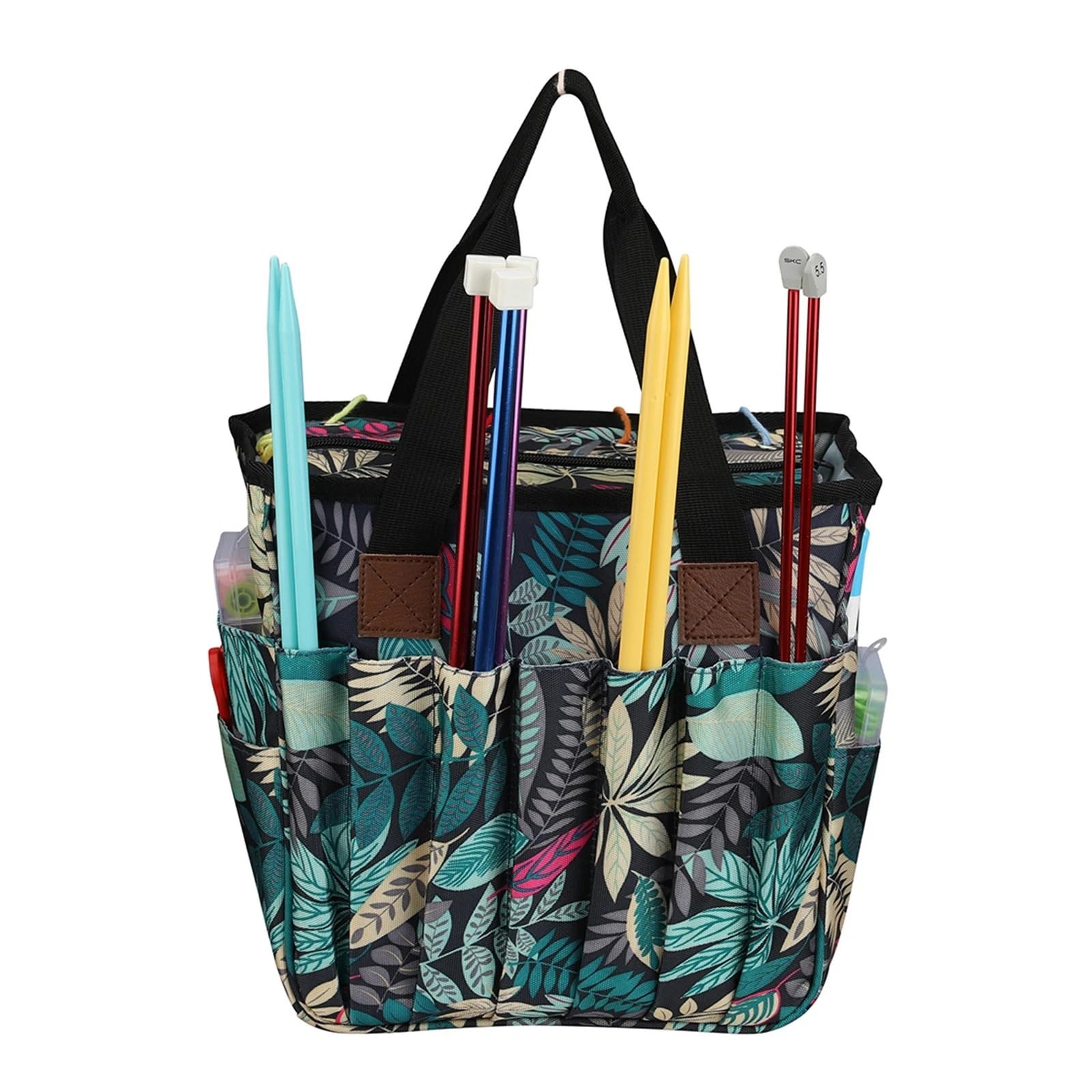Aufbewahrungstasche FüR Wolle Strickgarn-Aufbewahrungstasche, Häkelnadel-Tasche, Aufbewahrungs-Organizer, Stricktasche, Bastelzubehör