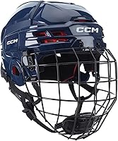 CCM Tacks 70 Senior Hockey Helmet Combo with Cage - Lightweight Vented Shell, Tool-Free Adjustment, HECC/CSA Certified