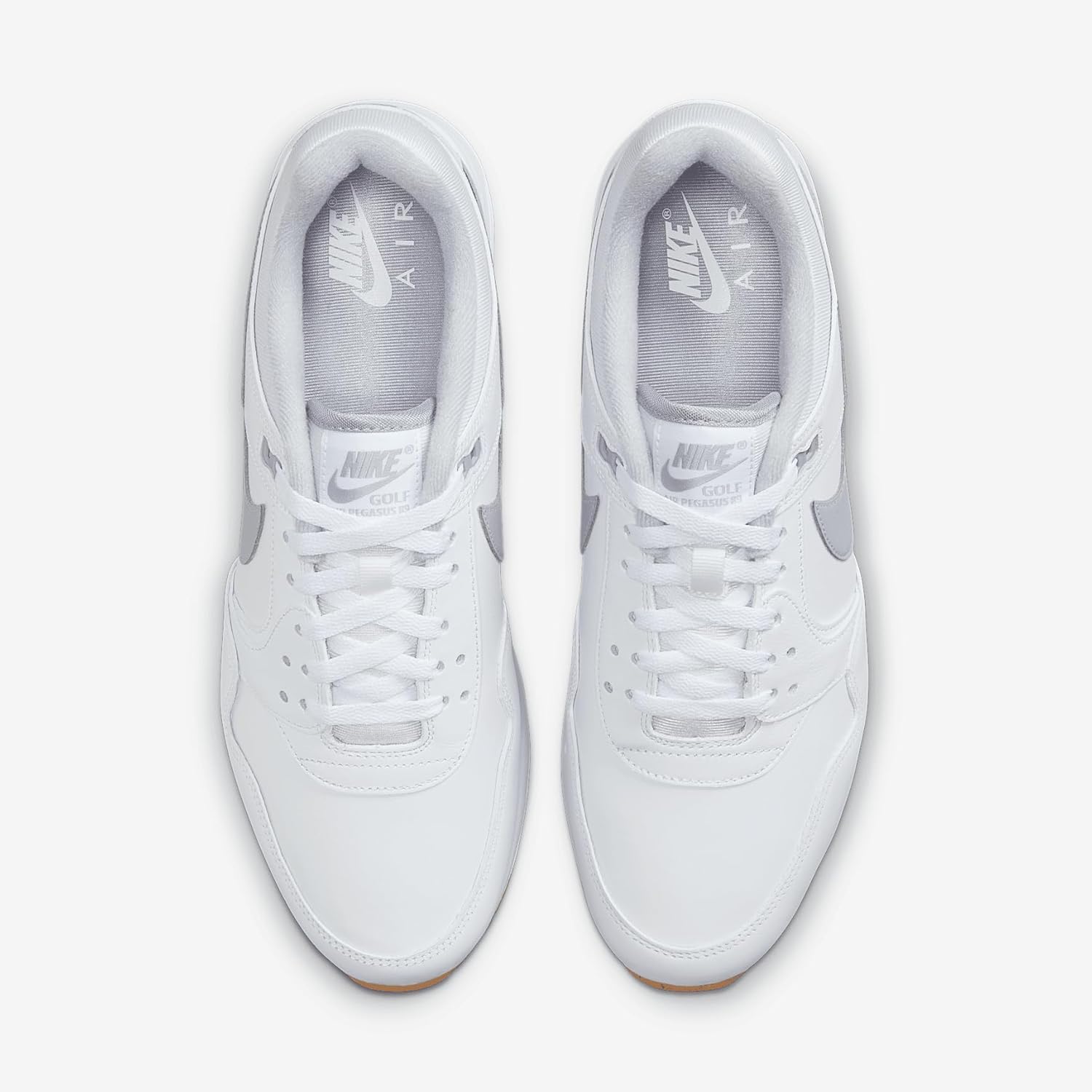 Nike Air Pegasus '89 G Golf Shoes (HV3866-100, White/Gum Medium Brown/Pure Platinum) Size 11.5 - Image 4