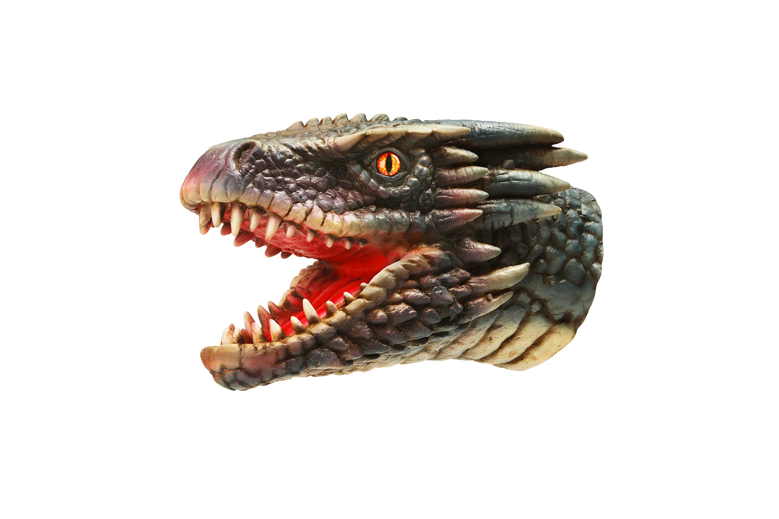 Buy Yolococa Dragon Puppet Raptor Head Puppets Realistic Soft Latex Rubber Animal Glove Hand