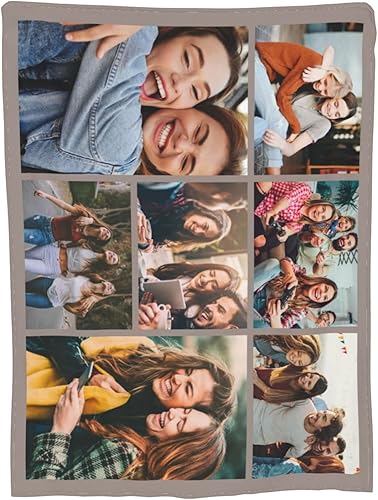 Miniatura 2 de Manta personalizada con foto, manta personalizada con foto para bebé, madre, padre, adultos, amigos, amantes, perros, mascotas, en cumpleaños,