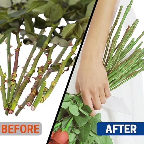 Miniatura 6 de Herramienta peladora de espinas de rosas, herramienta peladora de espinas de hoja de metal, herramienta peladora de rosas, alicates para quitar