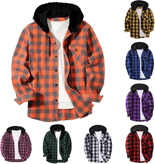 Manfiny Hypemode Camicia casual estiva da uomo a maniche corte, con