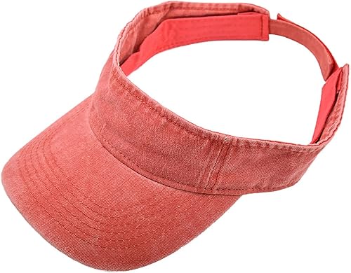 Miniatura 6 de Washed Distressed Sun Visors for Women Men, Plain Sports Sun Hat Outdoor Beach Cap Sun Protection