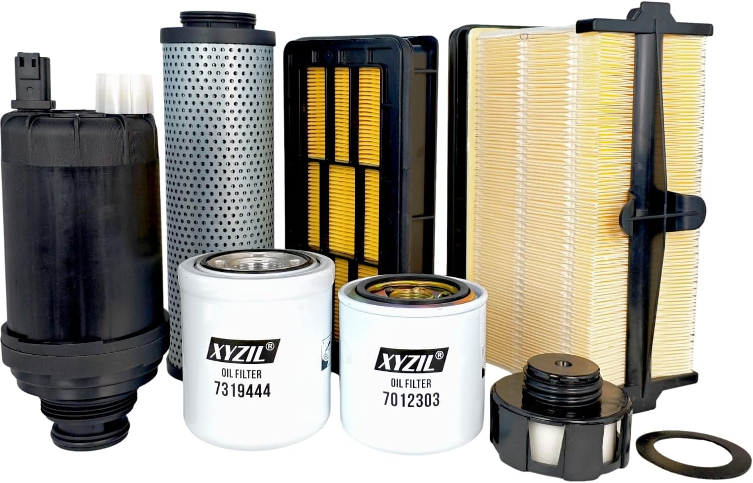 XYZIL Maintenance Filter Kit 7316223 Compatible with Bobcat T750 T770 T870 S740 S750 S770 S850 Compact Track Skid Steer Loader 7010030 7286652 7010031 7012303 7023589 7248874 6727475 7319444 6686926
